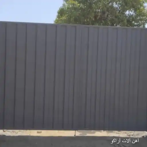 درب طرح ساده درب فلزی حیاط ساده