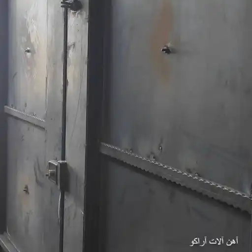 درب طرح ساده درب فلزی حیاط ساده