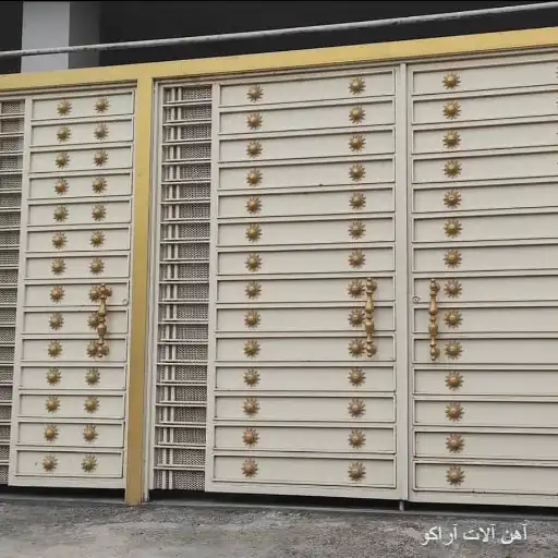 درب طرح ساده درب فلزی حیاط ساده