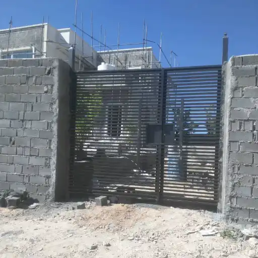 درب طرح ساده درب فلزی حیاط ساده