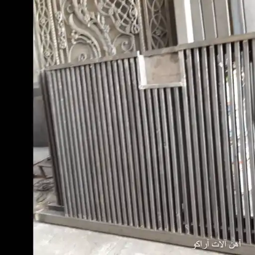 درب طرح ساده درب فلزی حیاط ساده