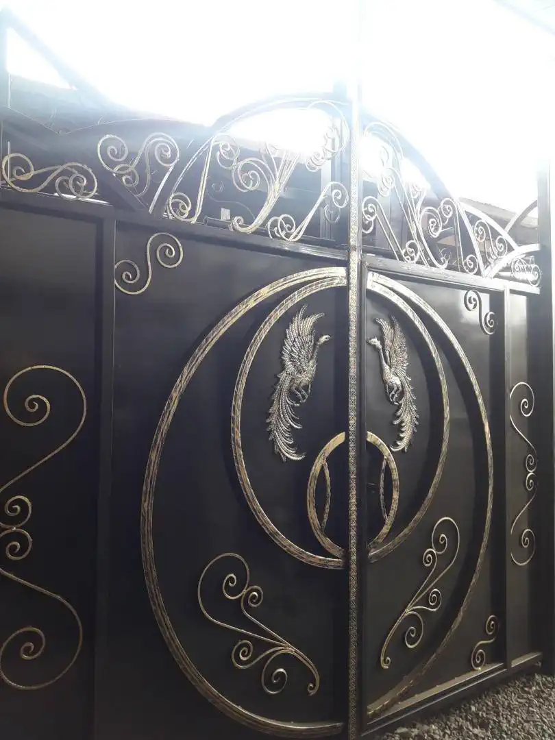 درب طرح ساده درب فلزی حیاط ساده