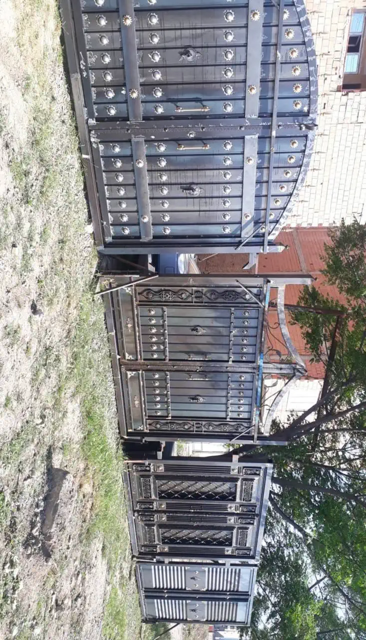درب طرح ساده درب فلزی حیاط ساده