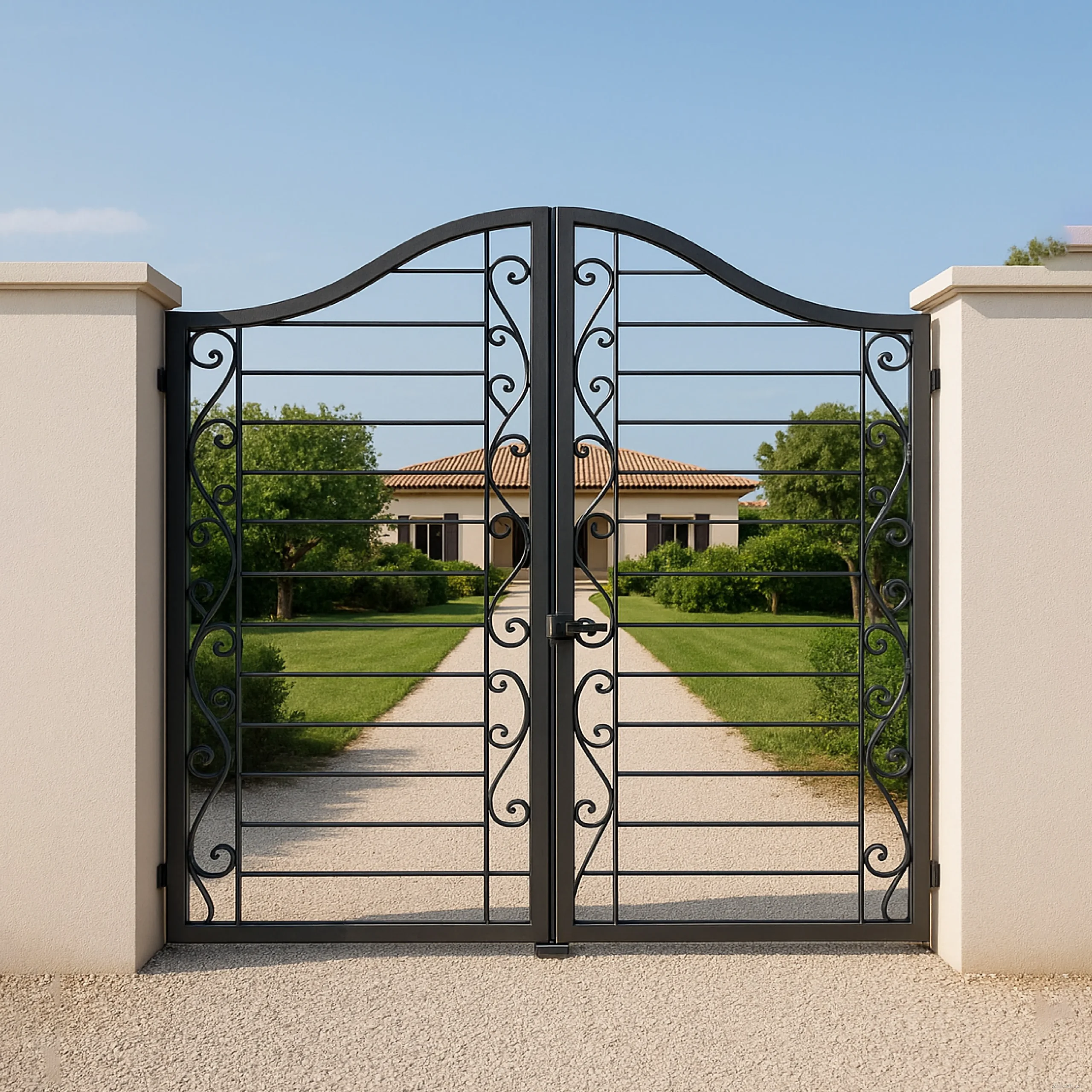 درب فلزی حیاط